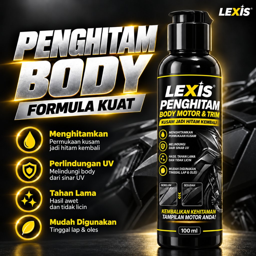 Penghitam Body Motor Doff Mobil Pengkilap Magic Restorer Hafez Matte Dan Permanen Black Trim Premium