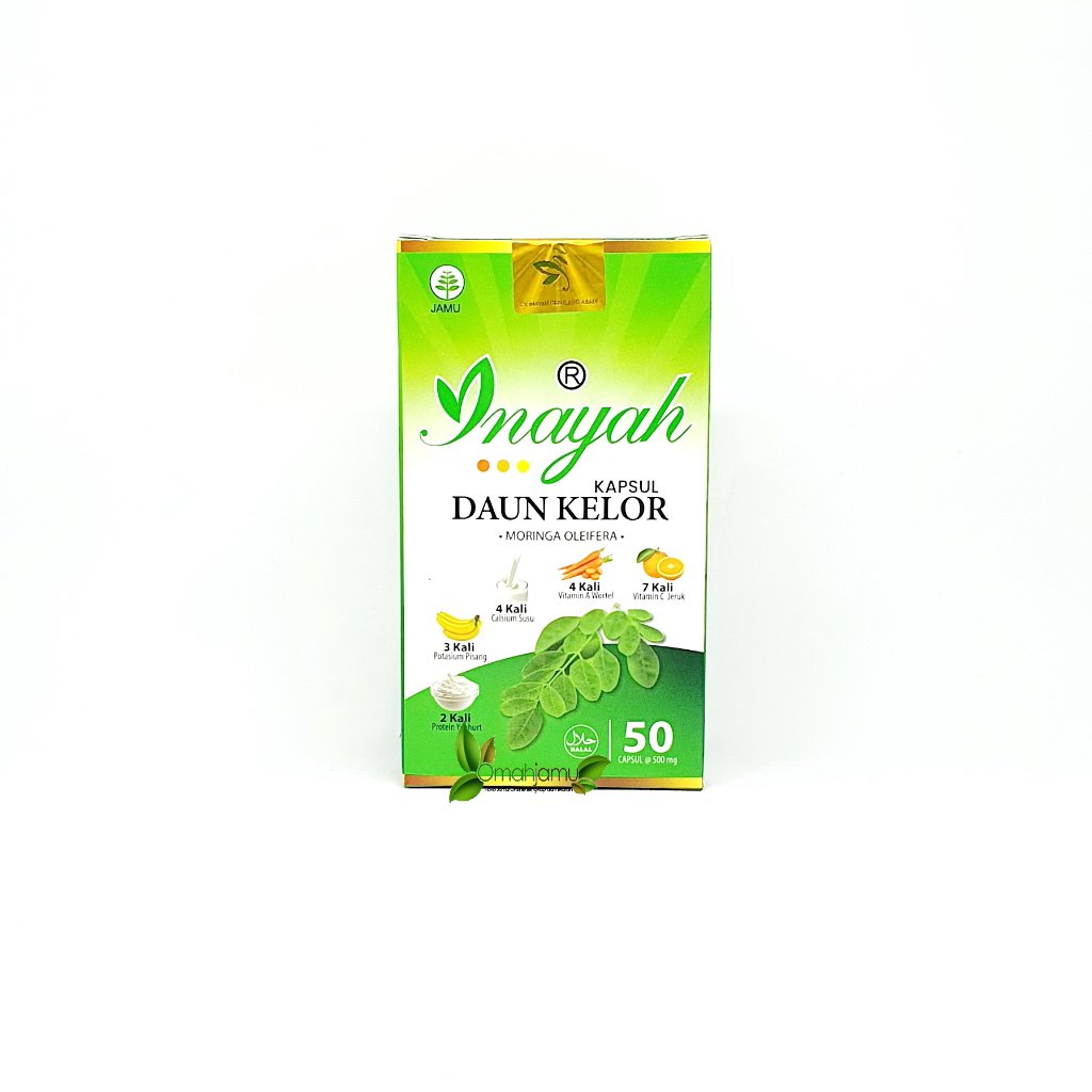 Daun Kelor Kapsul Inayah. Ekstrak Daun Kelor