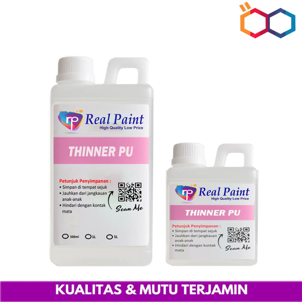 Thinner PU Pengencer Cat Mobil 500ml 1Liter