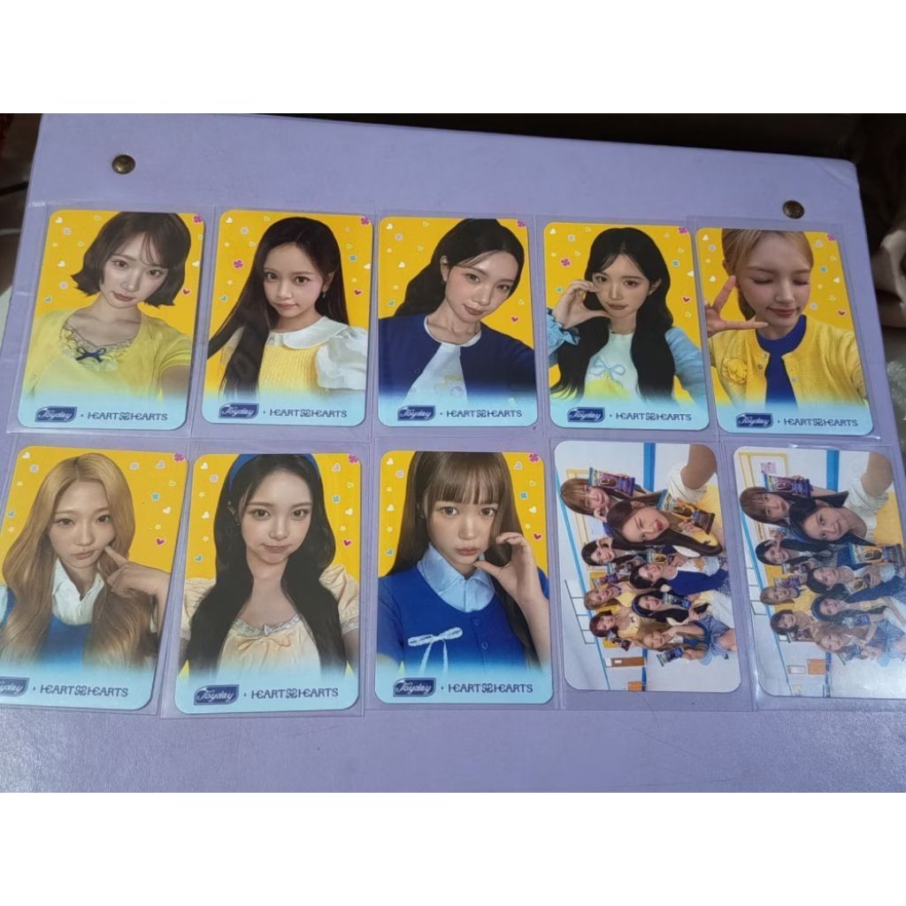 [OFFICIAL] Hearts2Hearts×JOYDAY photocard h2h jiwoo carmen yuha juun ana ian yeon stella