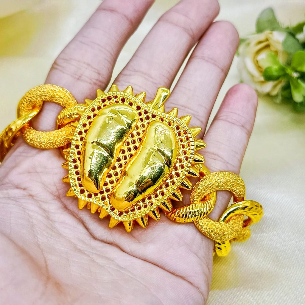 Bangle Gelang Kendari Dewasa Lapis Emas Gelang Rantai Perhiasan Mirip Emas Asli Dubai India Bukaan H