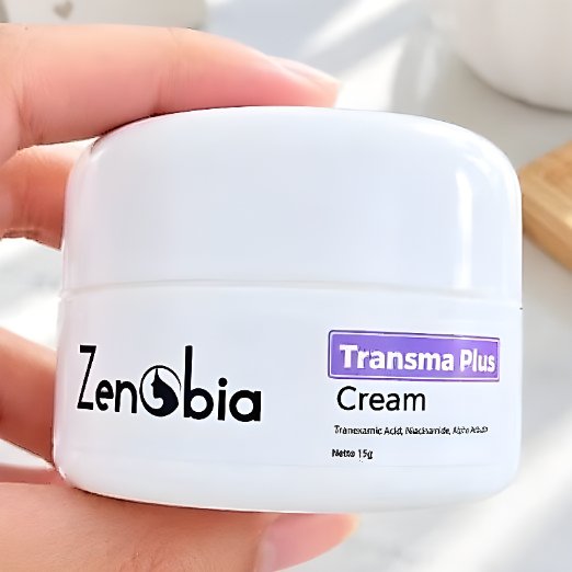 ZENOBIA Cream Transma 10gr Mencerahkan Kulit Melasma Alpha Arbutin Niacinamide