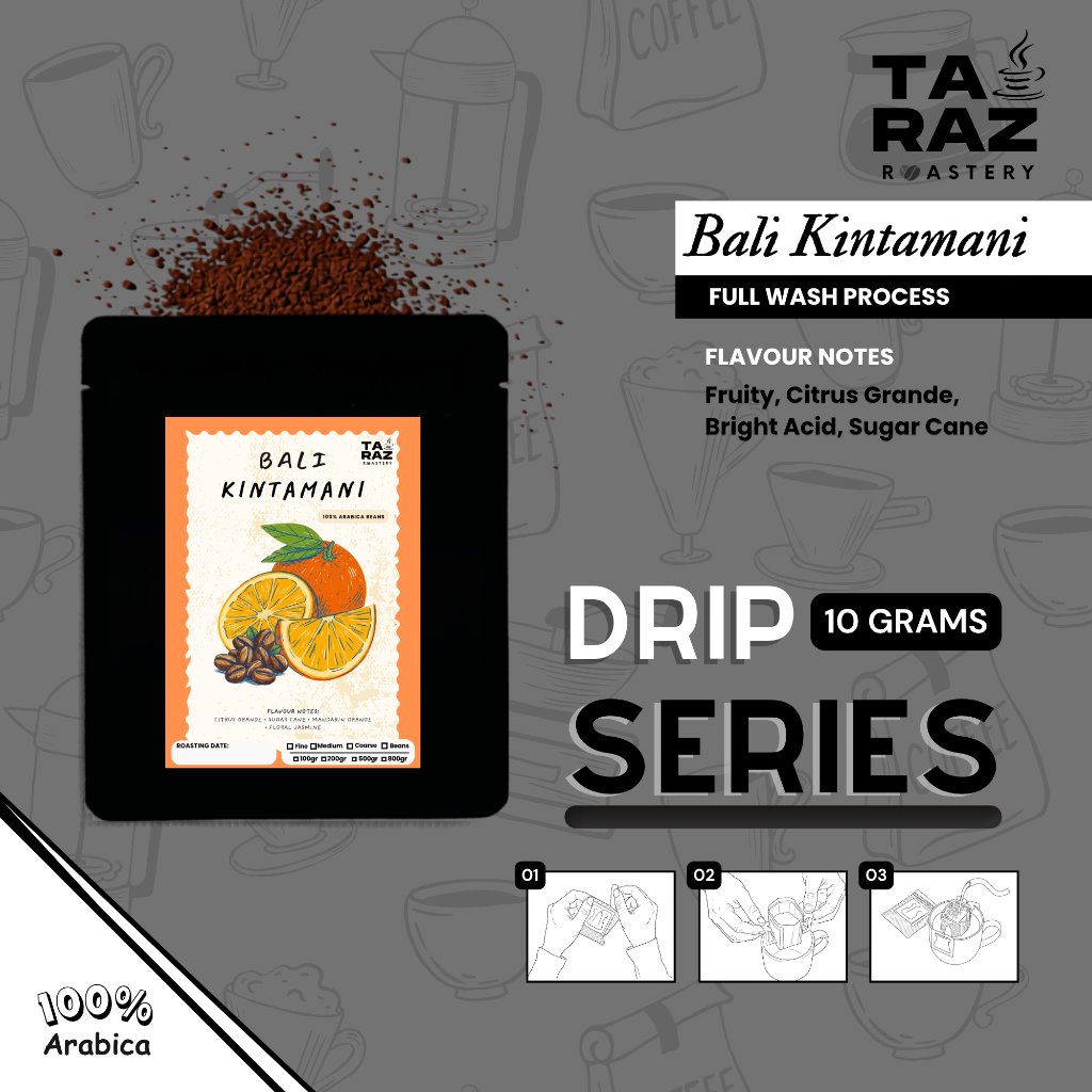 Kopi Drip Bag Arabika Bali Kintamani 10gr - Coffee Bag Sachet Kopi Seduh Praktis Specialty Arabika |