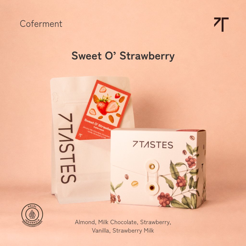[Coferment Series] Kopi Arabika Sweet O' Strawberry - Biji Kopi Arabika Sweet O' Strawberry Sweet Li