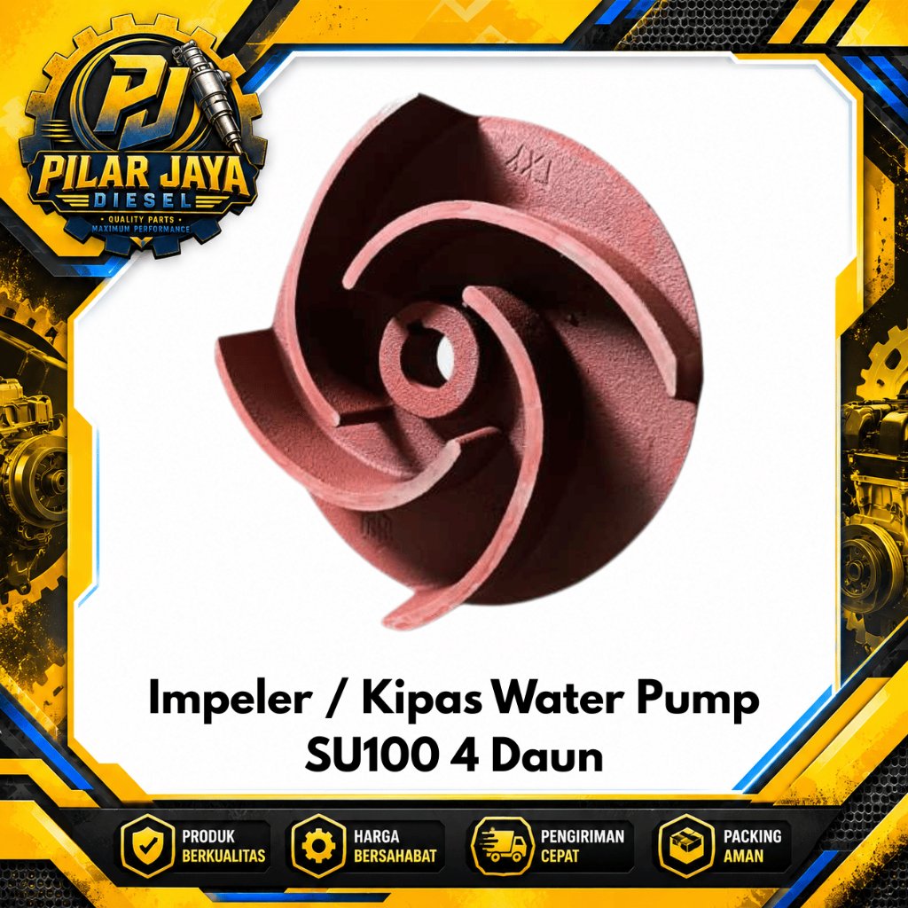 Impeler Water Pump / Kipas Impeller Pompa SU 100 Daun AS 20"  - 4 RRT
