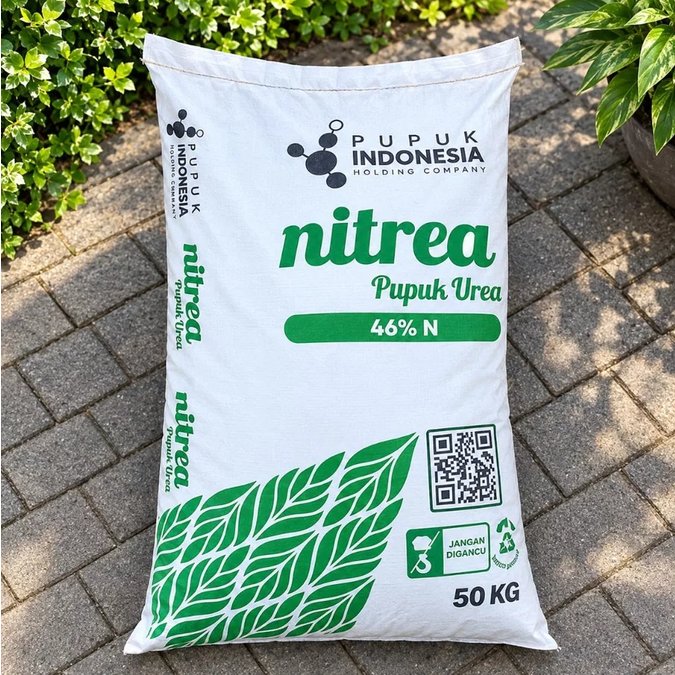 PUPUK KUJANG UREA NITREA 50 KG KEMASAN PABRIK NON SUBSIDI NITROGEN 46%