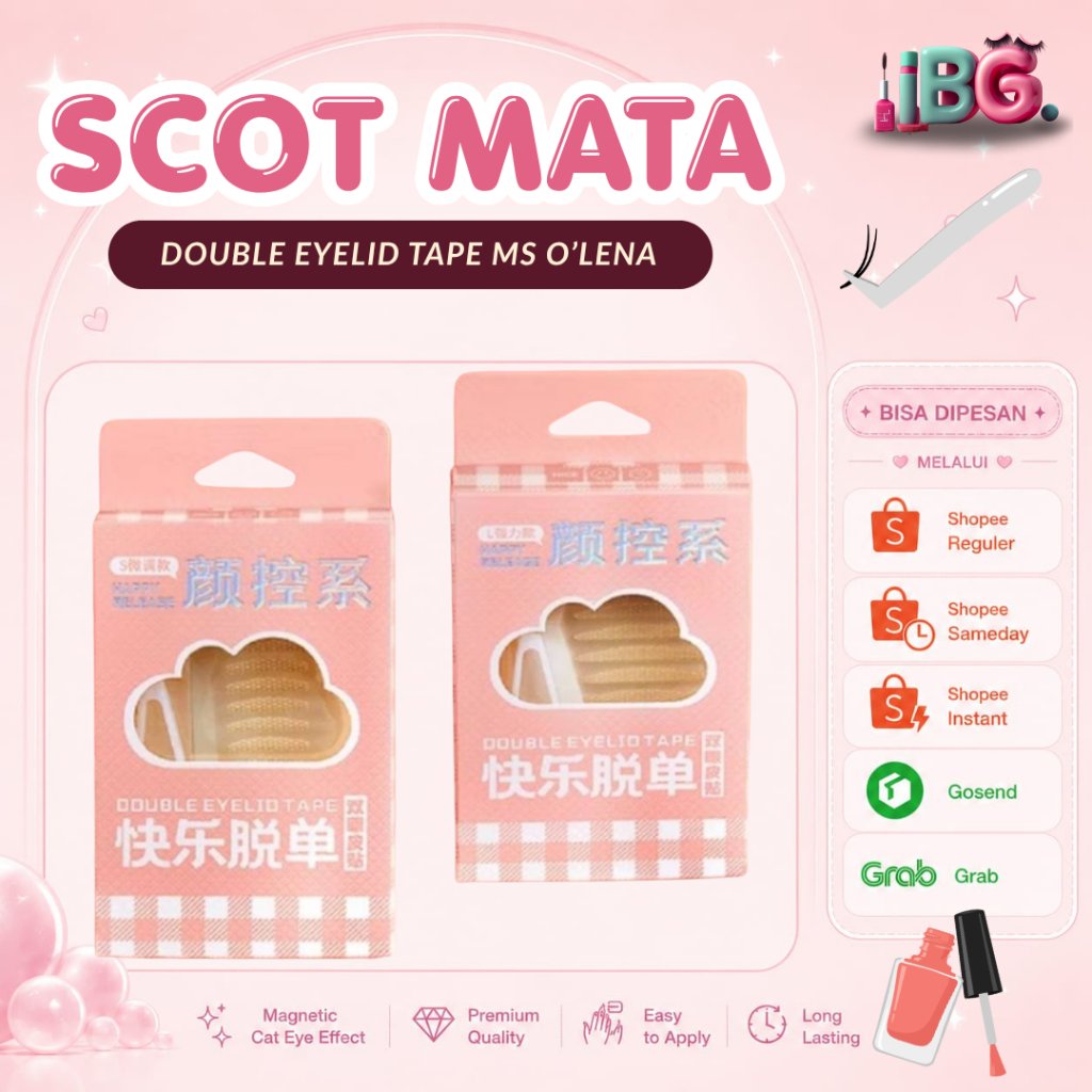 Scot Mata Jaring Natural Invisible Double Viral Ms Olena Double Eyelid Tape Ms Olena Scott Mata Angk