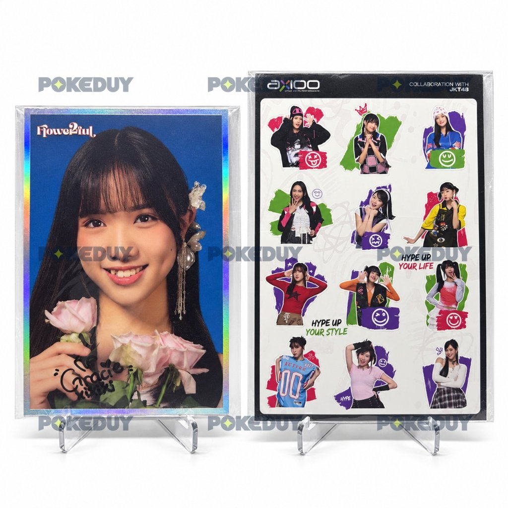 Gracie JKT48 Photoprint Signed Tanda Tangan PP - Floweful + Free Sticker Sealed Axioo JKT48