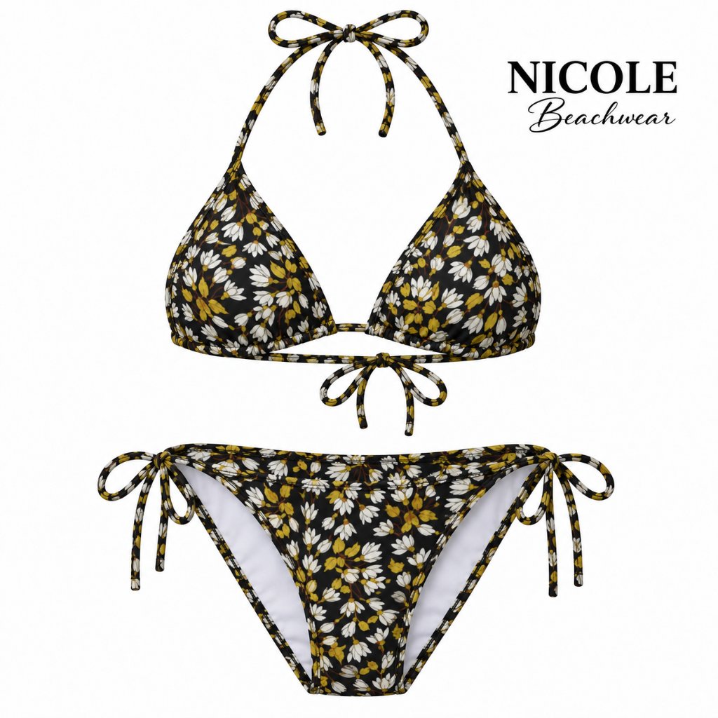 [NICOLE] Bikini Set Pants Bikini Sexy Bikini Pantai Baju Renang Swimsuit | Bikini Wanita Fashion Kor