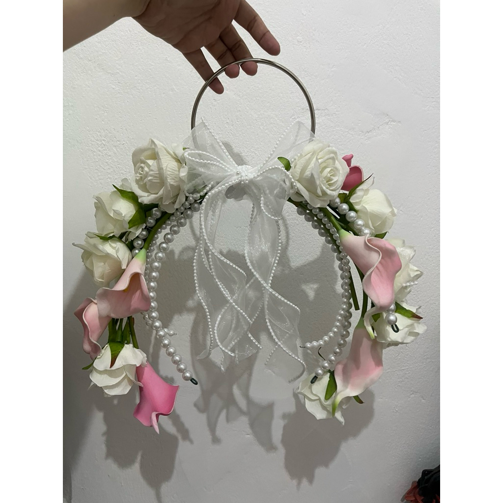Hand bouquet Rose - Calla Lily