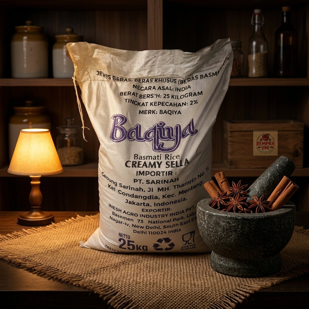 Beras basmati 25 kg tekstur panjang cocok untuk nasi arabian