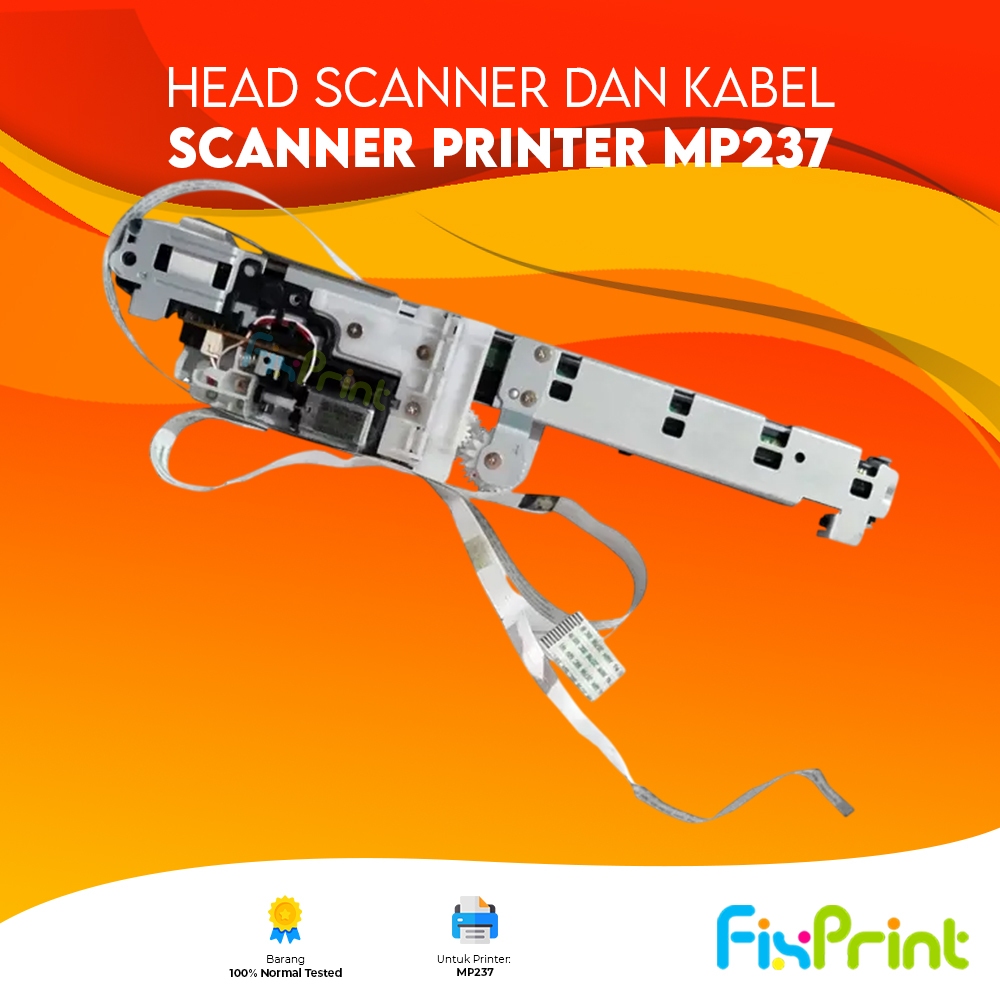 (Set) Kabel Head Scanner Canon MP237 Used Scanner Head Mp237 Head Scanner Unit Canon Mp 237 Bekas