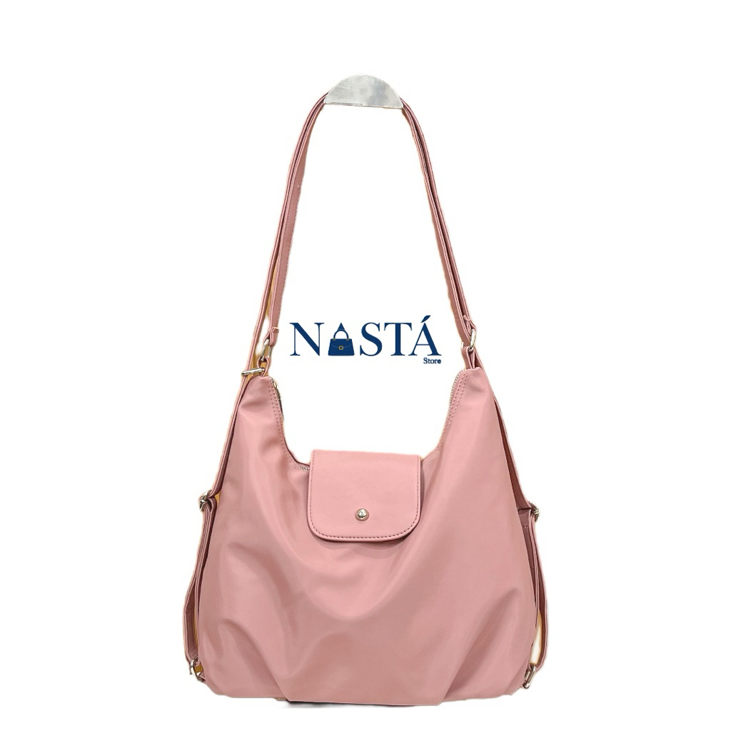 Nasta Bag - Qya -Tas wanita totepack 2in1 bag Totebag & Back pack bahan nilon anti air untuk wanita