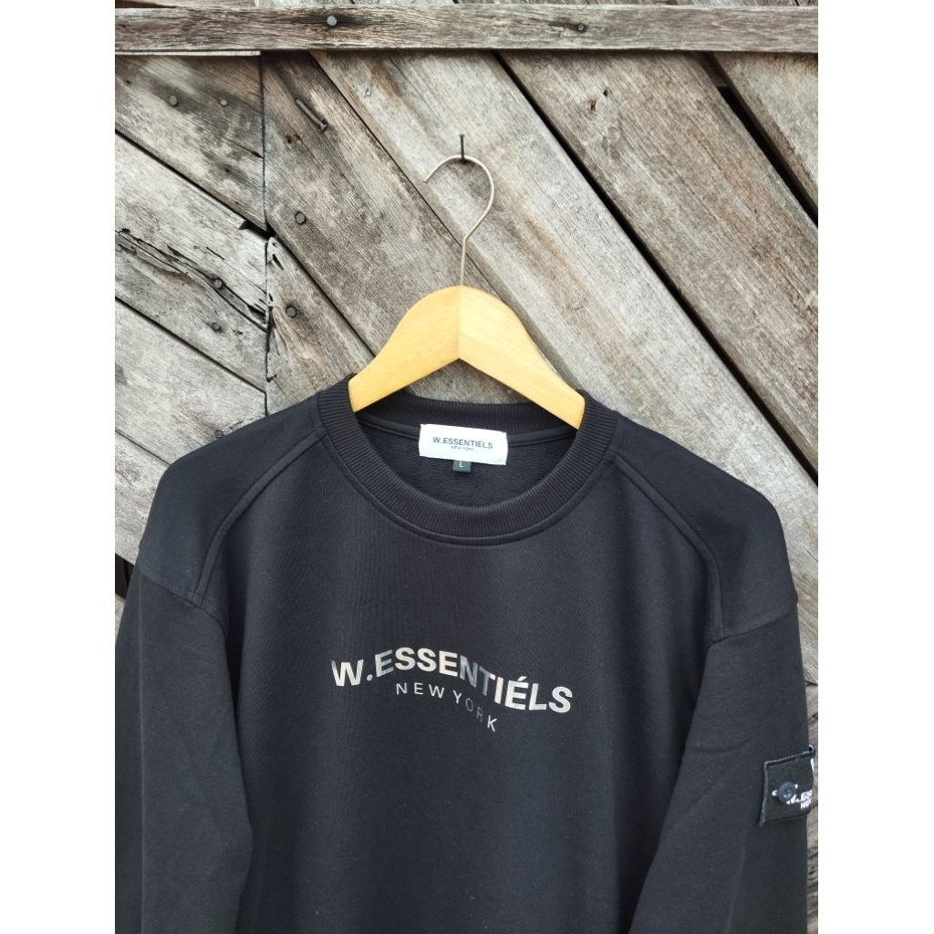 CREWNECK W.ESSENTIELS HOLOGRAM ( SIZE L )