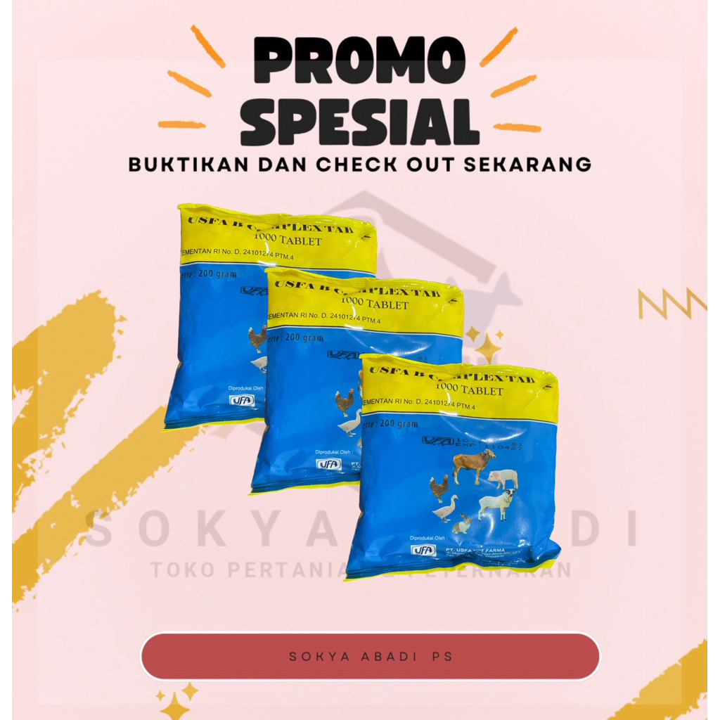 Vitamin B COMPLEX USFA 1000 tablet