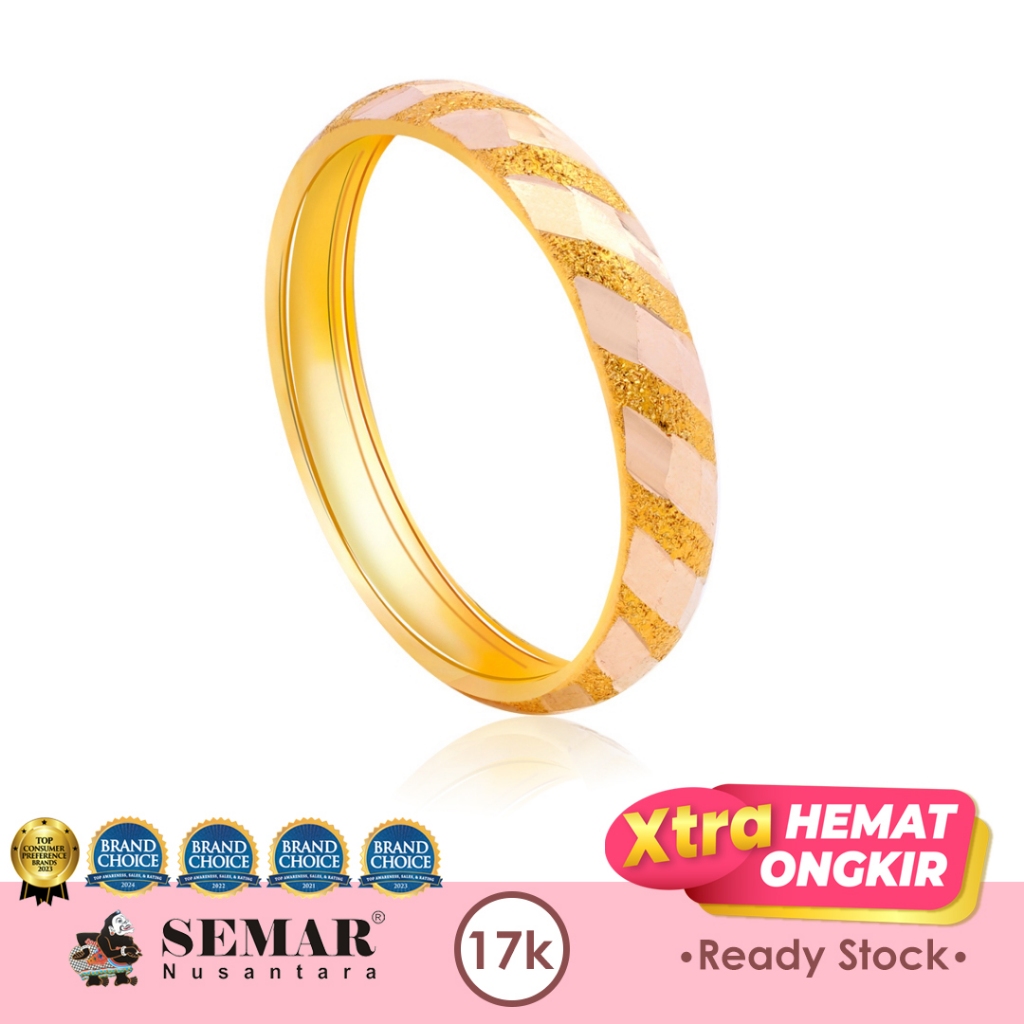 Cincin Emas Classic Vinna Gold 17K Semar Nusantara