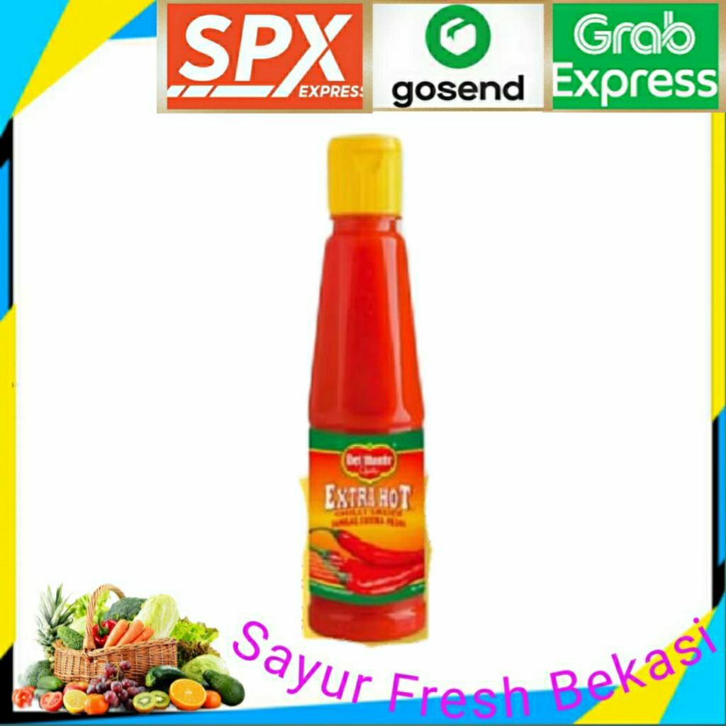 

Saus/Saus Extra Hot Del Monte 140ml (Botol).