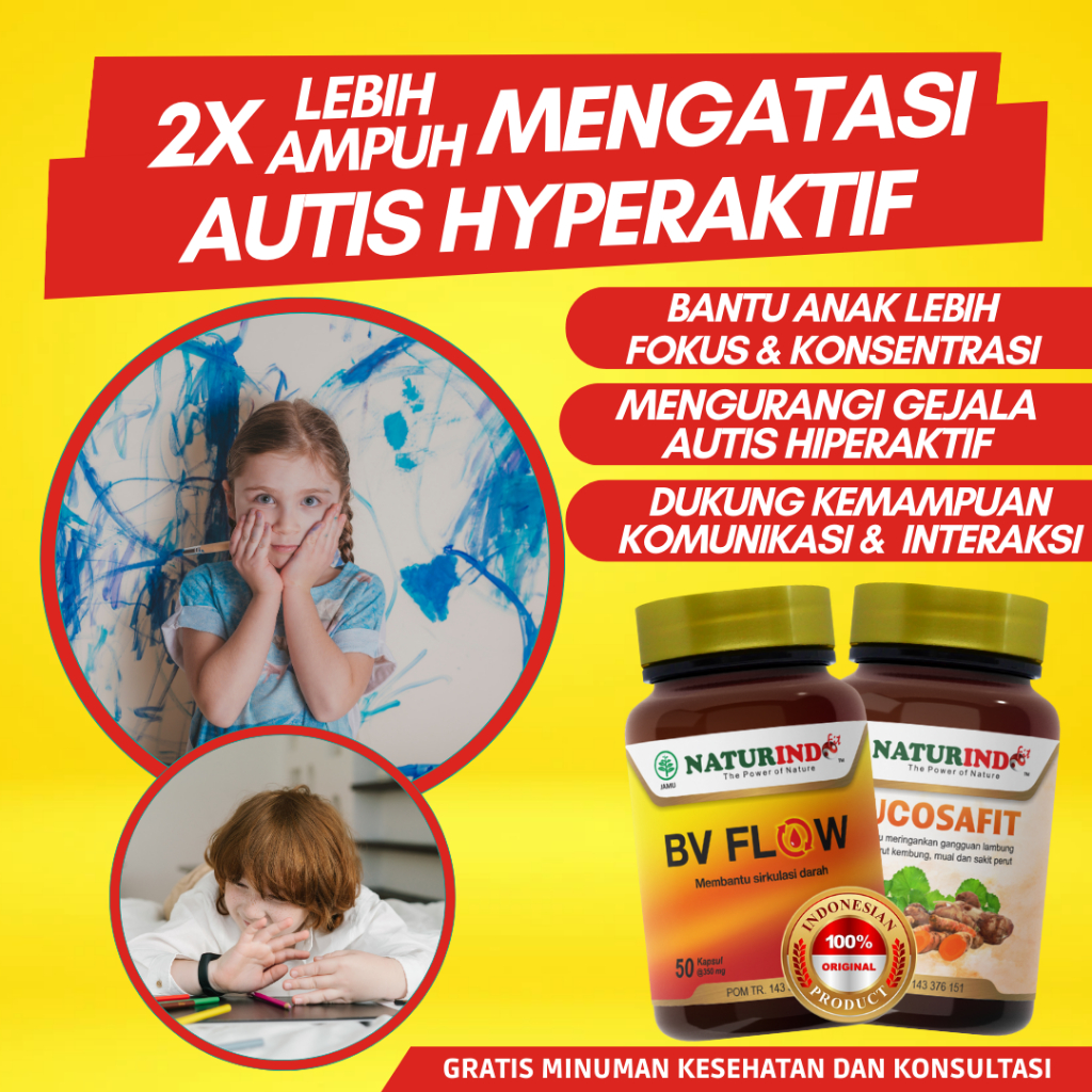 Obat Herbal Autisme Autis Hyperaktif pada anak Terlambat bicara Naturindo Fit Surabaya Paling Ampuh 