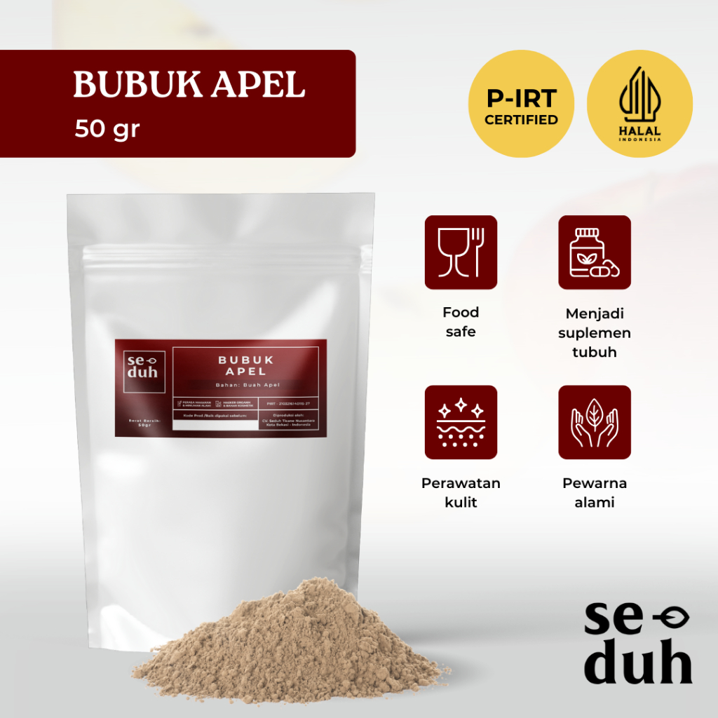 

SEDUH TEA & TISANE | Bubuk Extract Apel / Apple Extract Powder / Fruit Powder 50 gram