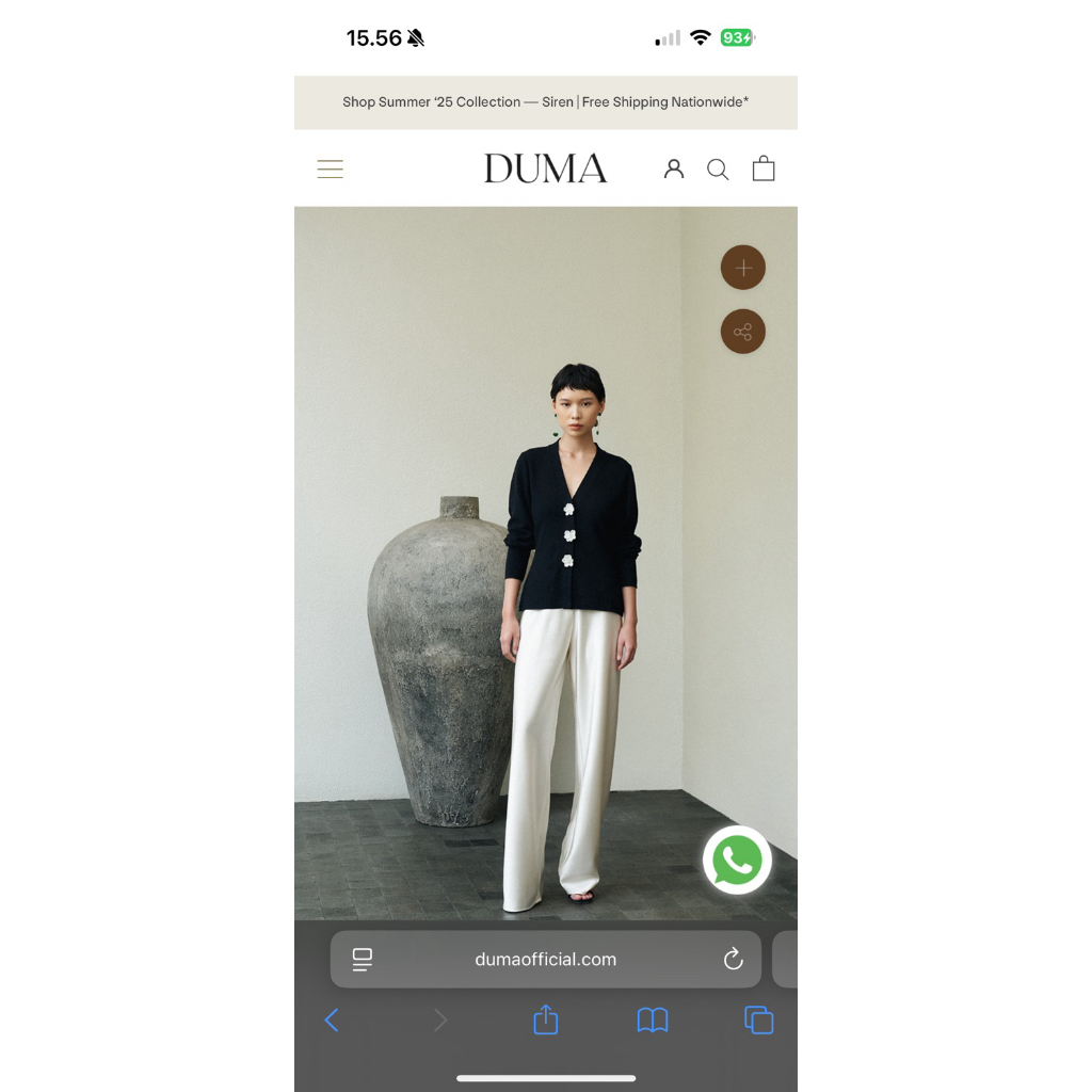 DUMA LUNA CARDIGAN BLACK