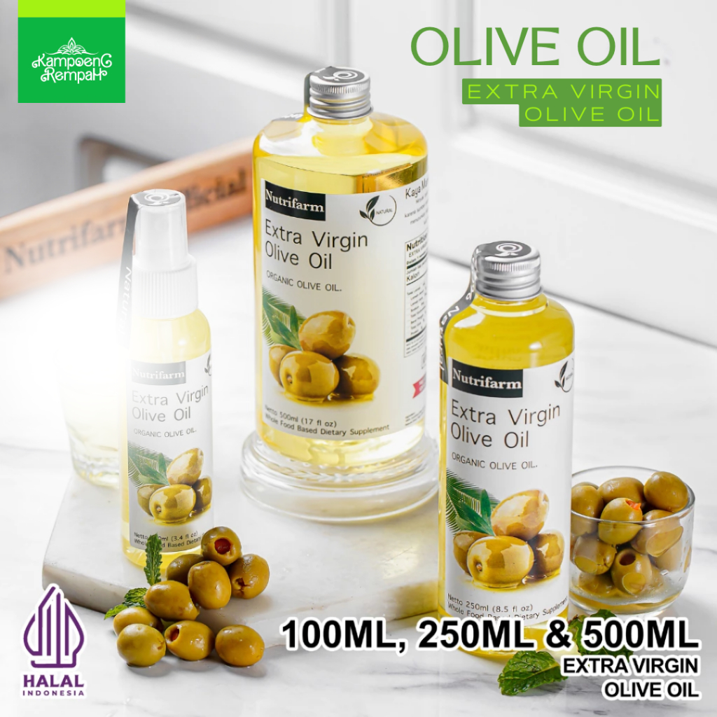 

EVOO Minyak Zaitun | Extra Virgin Olive Oil premium