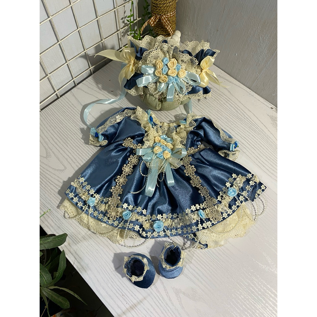 |Victorian Dress for Doll | Baju Boneka Porcelain Model Victoria