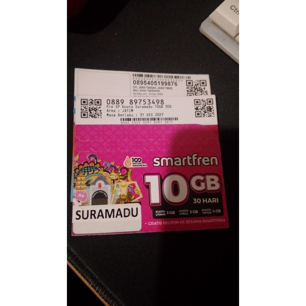 KARTU PAKET SMARTFREN 10GB SURAMADU