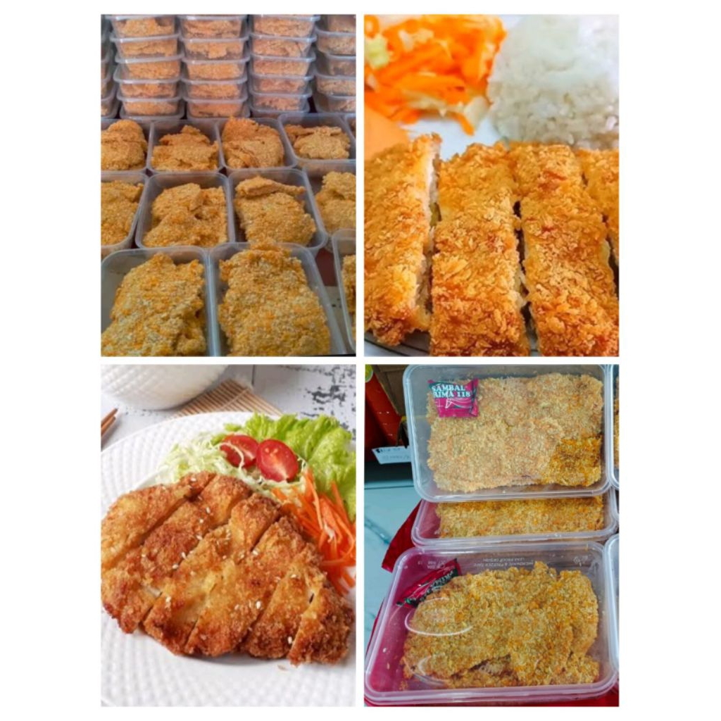 

Paket 3 Box Chicken Katsu/ Berat perbox 125gr - 135gr