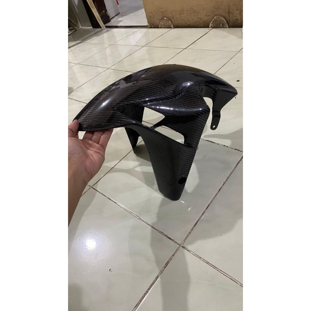 slebor depan CBR250RR custom Karbon Kevlar