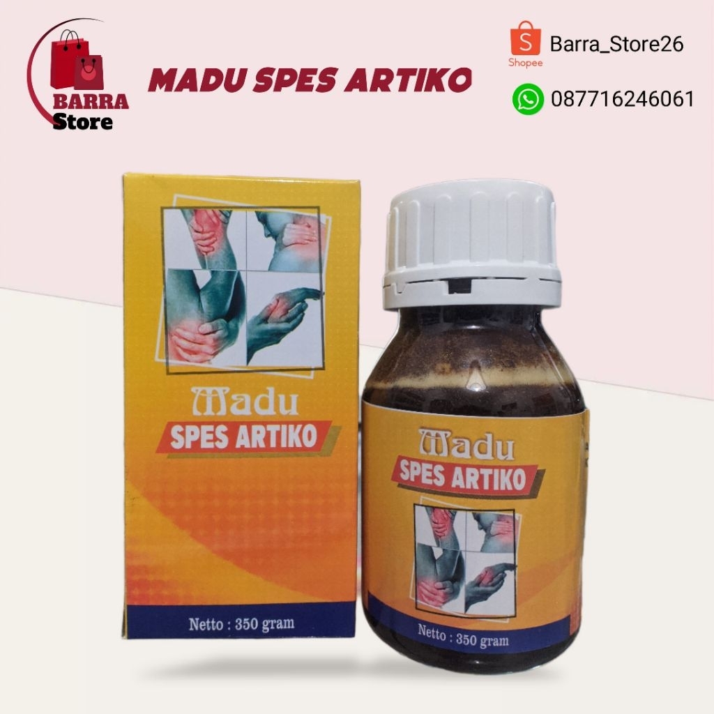 Madu Spesialis  - Madu Spes Artiko | Madu asam urat, Koesterol, Rematik, Pegal linu - 350gr