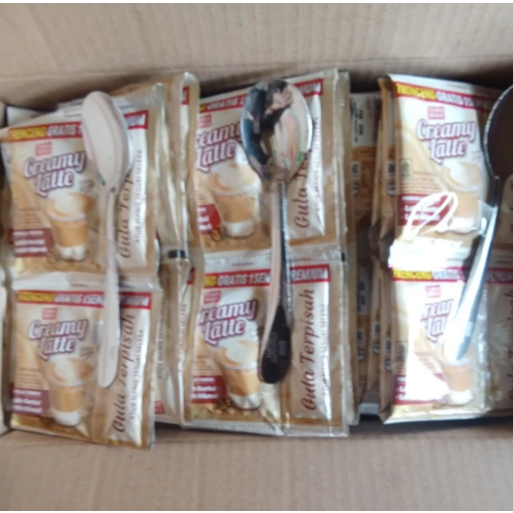 

Torabika Creamy Latte gratis sendok premium @35gr Isi 10 PCS / 1 Renceng