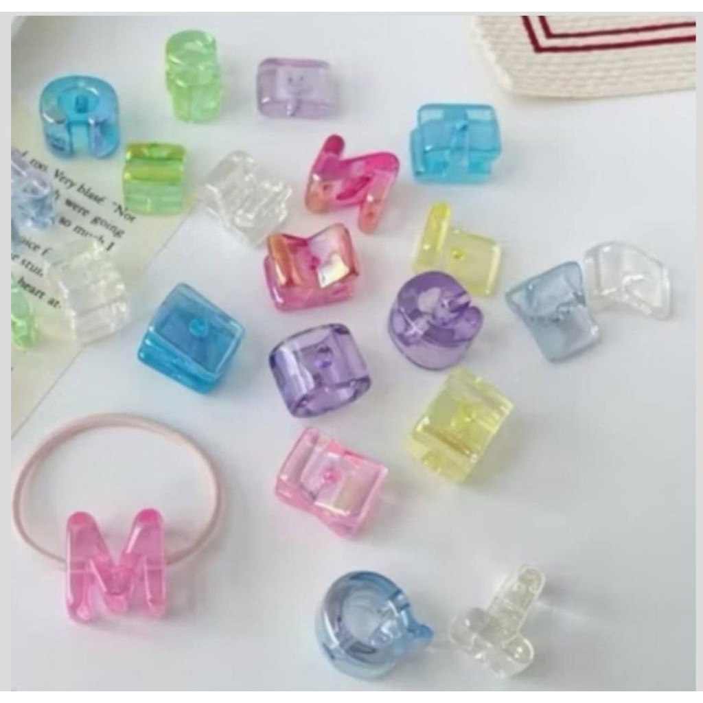 PAREL HURUF/MANIK HURUF/MANIK-MANIK/MANIK LUXURY/MANIK HURUF BESAR/CHARM HURUF/PER450GRAM