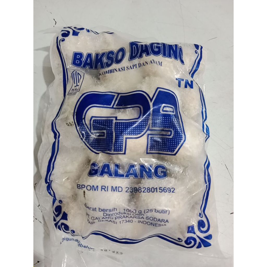 

bakso daging Kombinasi Galang 1 kg