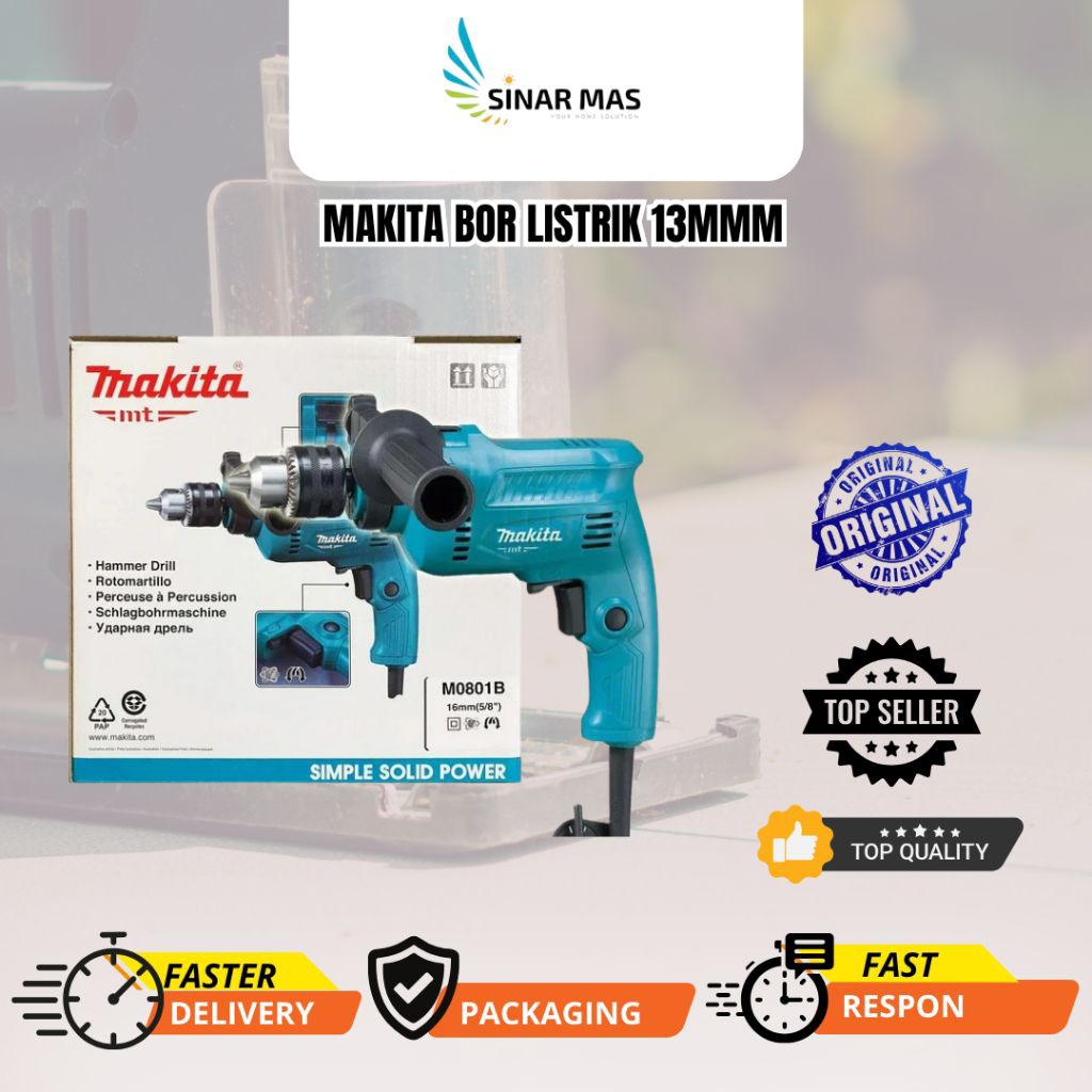 MAKITA M0801B BOR LISTRIK 13MM
