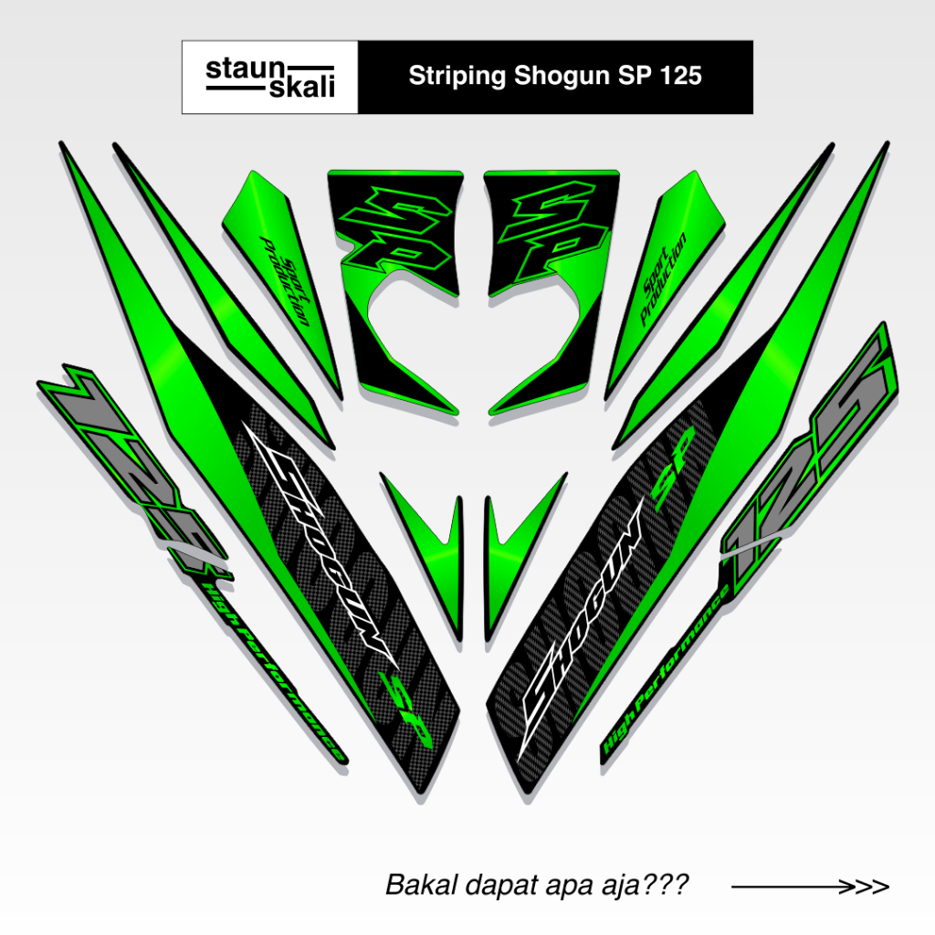 Striping Shogun SP 125 Variasi (16) 2005 2006
