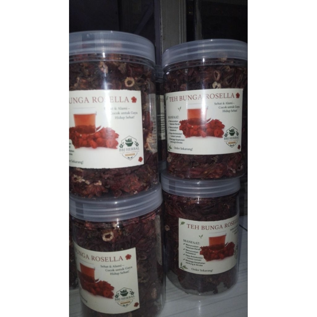 

teh herbal bunga rosela kering kemasan 100gram