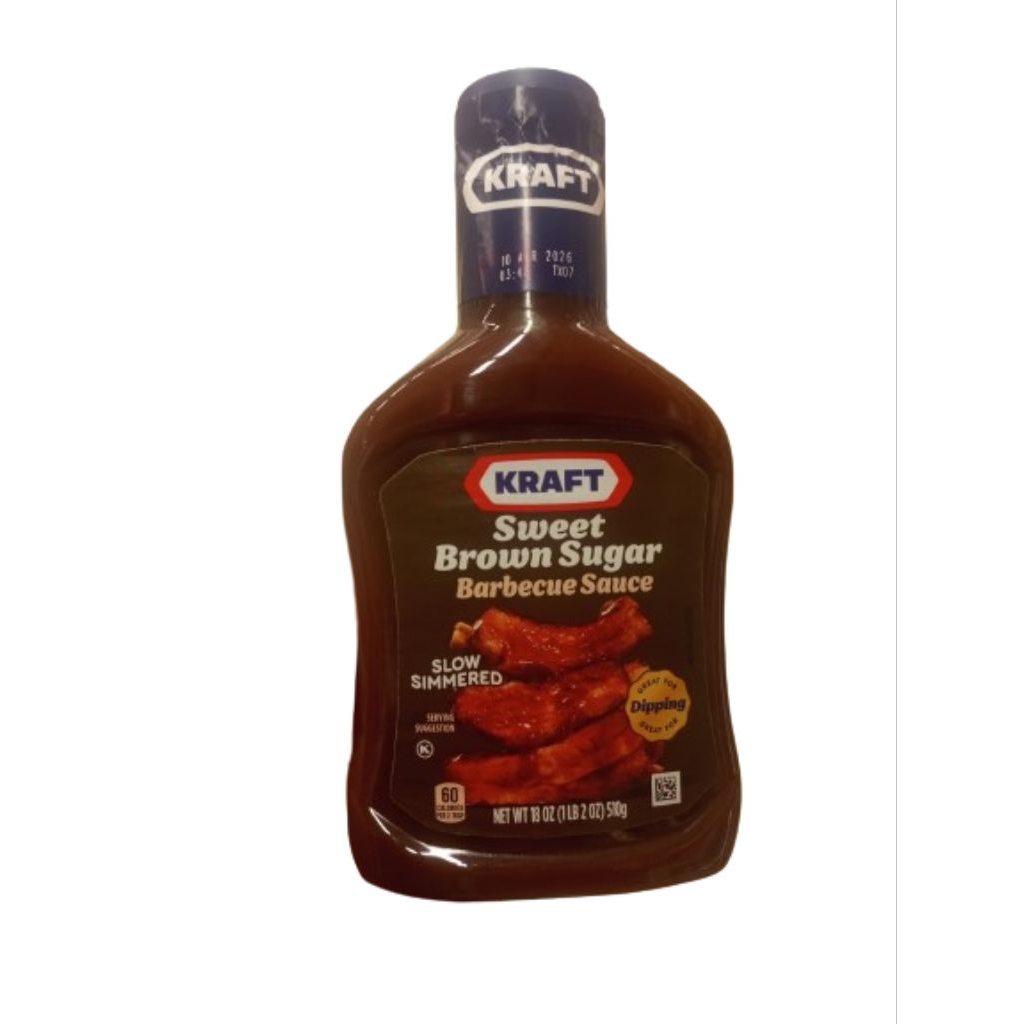 

Jual Kraft BBQ Sauce Sweet Brown Sugar 510g