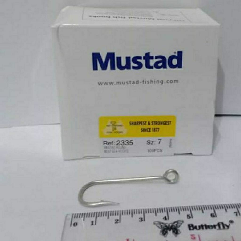 MATA KAIL PANCING MUSTAD 2335 2315 NO.
10, 11, 12 dijual perkotak 100 pcs / PANCING CAP K...