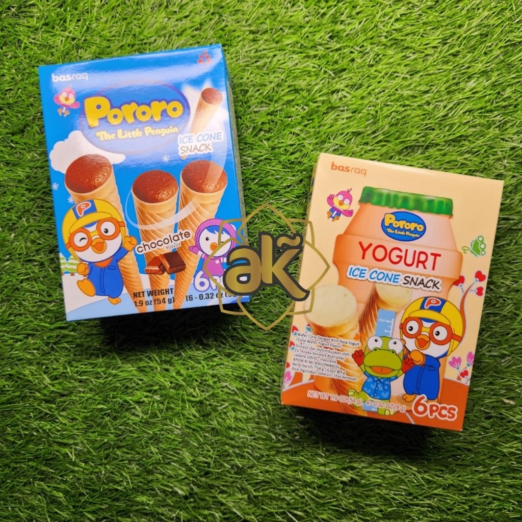 

PORORO ICE CONE snack ISI 6 PC BINGBING WAFER SNACK ES CREAM