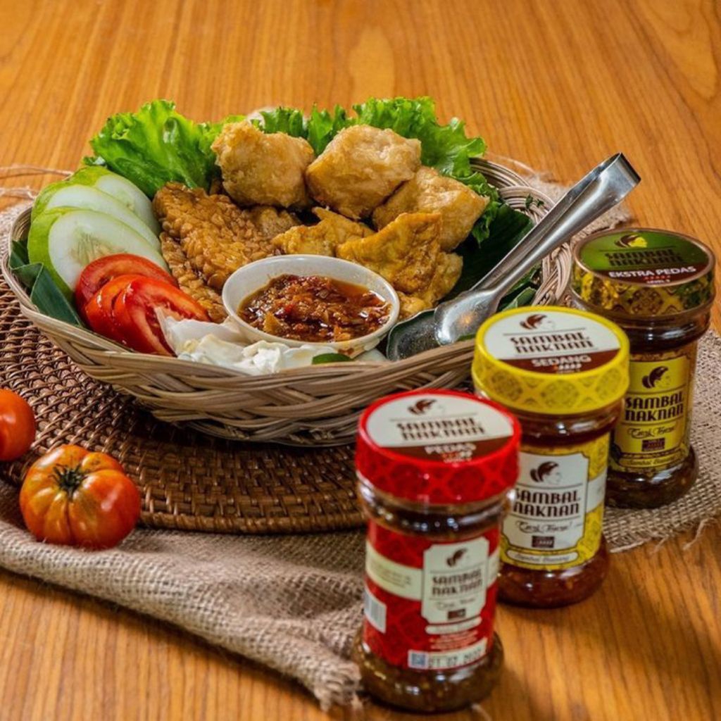 

Sambal Naknan | Level 1, 3, 5 & Chili Oil ( 1 Dus Isi 12 Pcs ) | Sambal Bawang | Enak Tenan | Expired Date : 2027