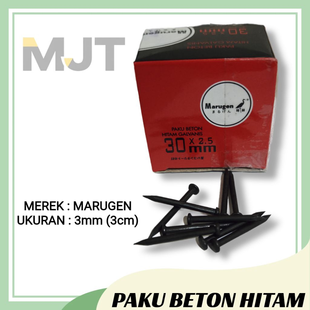 Paku beton hitam / paku beton marugen / paku beton baja 3cm 4cm 10cm