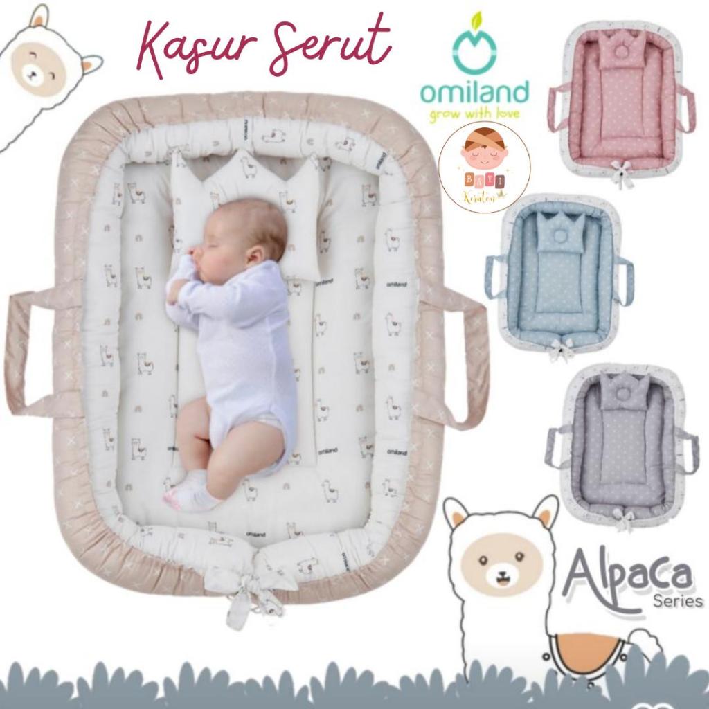 Omiland Kasur Bayi Serut + Kelambu Kojong Bisa Dilepas Bolak Balik Alpaca Sailor Series