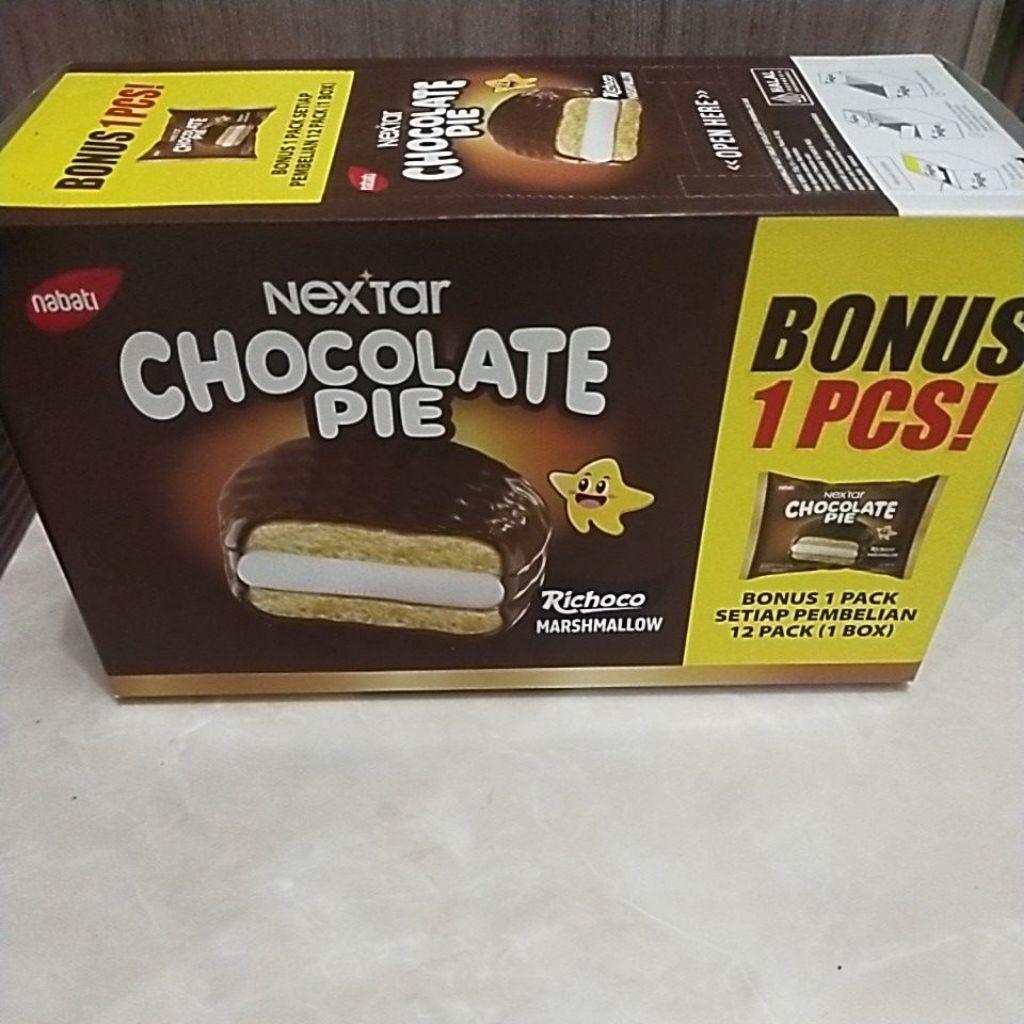 

Nabati Nextar Chocolatepie isi 12 pcs halal
