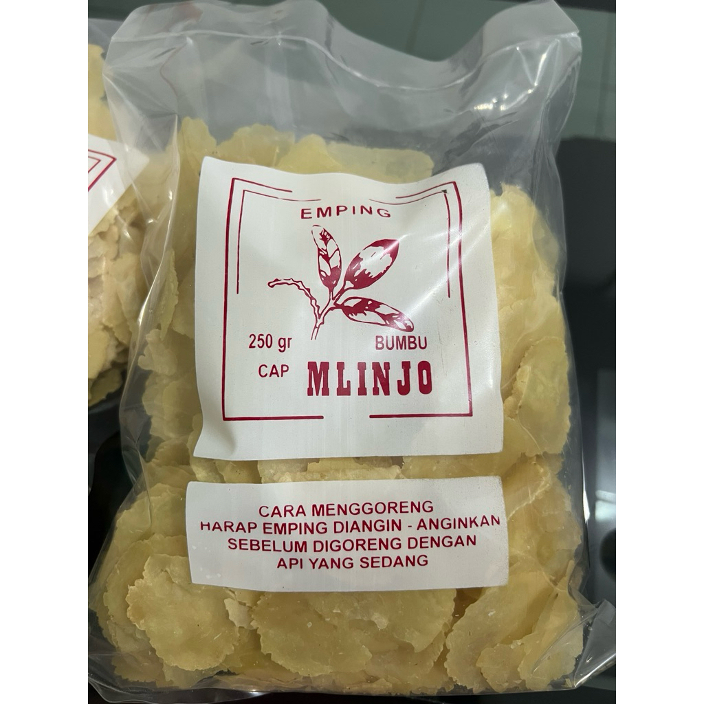 

Emping Cap Mlinjo 250 gram