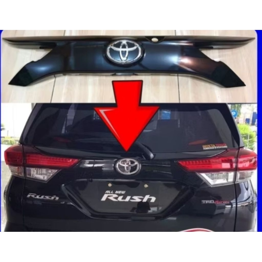 TRUNKLID RUSH lis bagasi RUSH