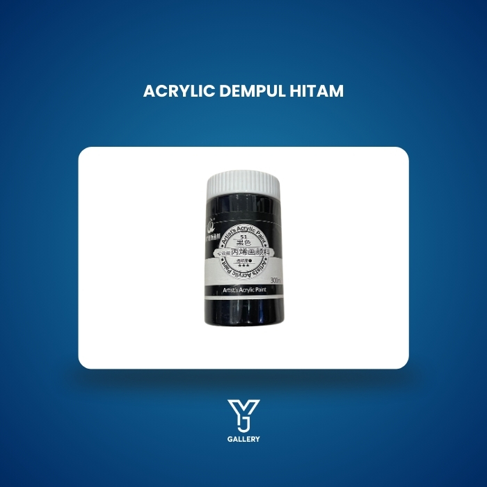 ACRYLIC/DEMPUL HITAM/CAT HITAM/CAT MURAH/DEMPUL MURAH
