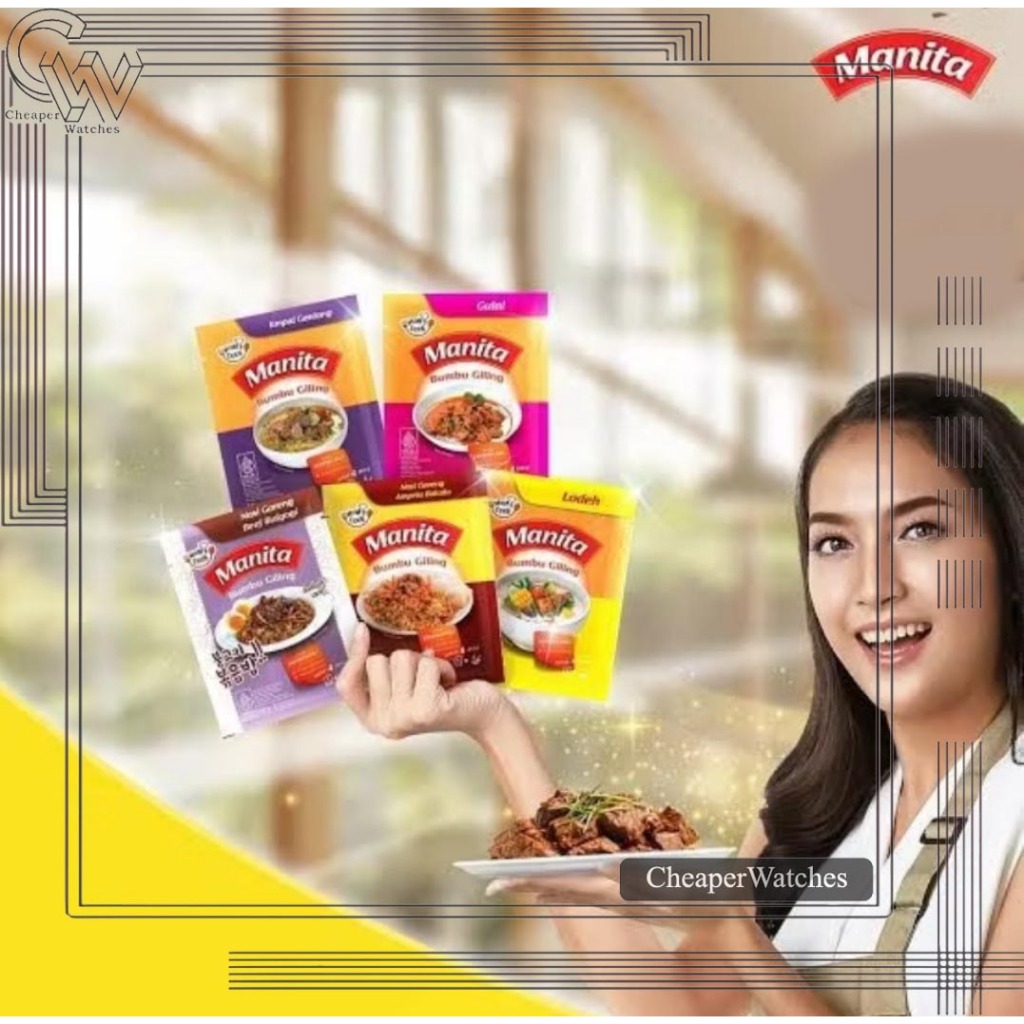 

Manita Bumbu Giling Bumbu Basah NasiGoreng Masakan Beef Tomyam Rendang Kuah Sop Sate Gurihnyo | CW