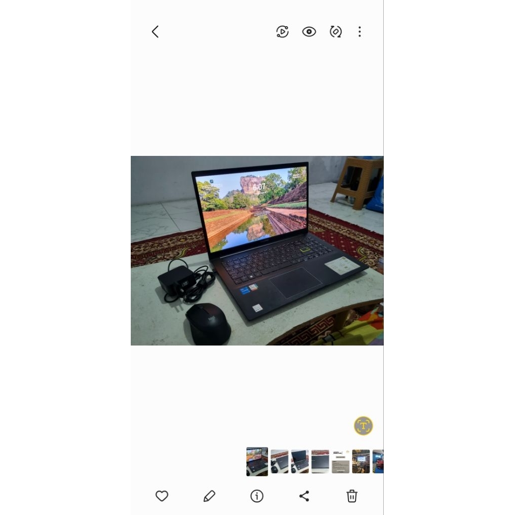 Asus VivoBook X513EAN OLED
Core i5-1135G7 Ram 8 SSD 512