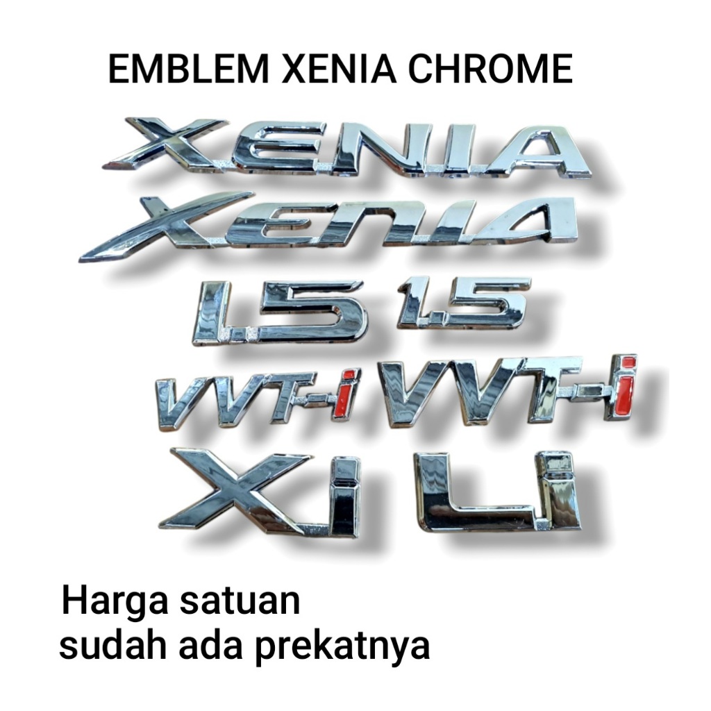 Emblem Xenia lama baru xenia xi Li / emblem xenia vvti xenia old lama xenia baru / emblem xenia Li x