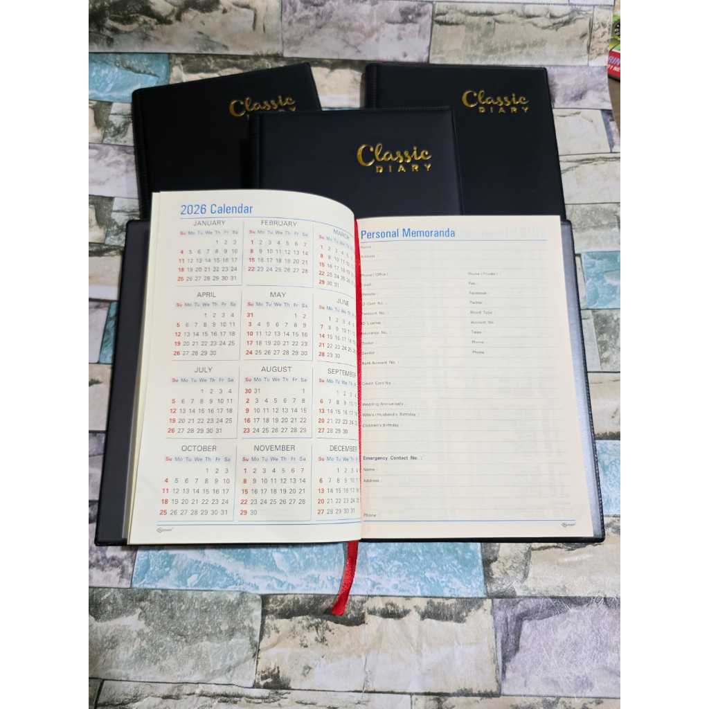 

Buku agenda classic diary TAHUN 2026